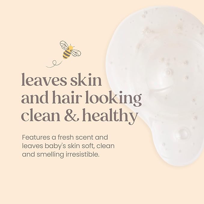 Baby Shampoo & Wash, Tear Free Soap, Natural Baby Care, Original,12 Ounce (Pack of 3)