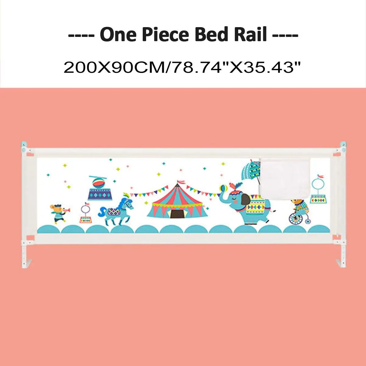 2M Adjustable Baby Bed Fence Playpen Children Bed Care Barrier Fence Safety Kids Gate for Beds Crib Rails Safe Guard US Stock