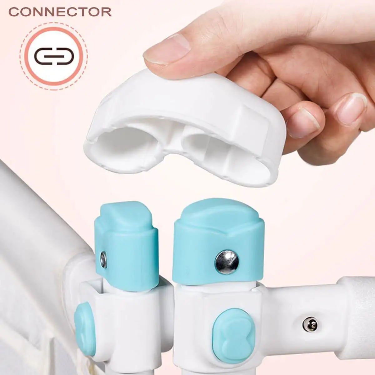 2M Adjustable Baby Bed Fence Playpen Children Bed Care Barrier Fence Safety Kids Gate for Beds Crib Rails Safe Guard US Stock
