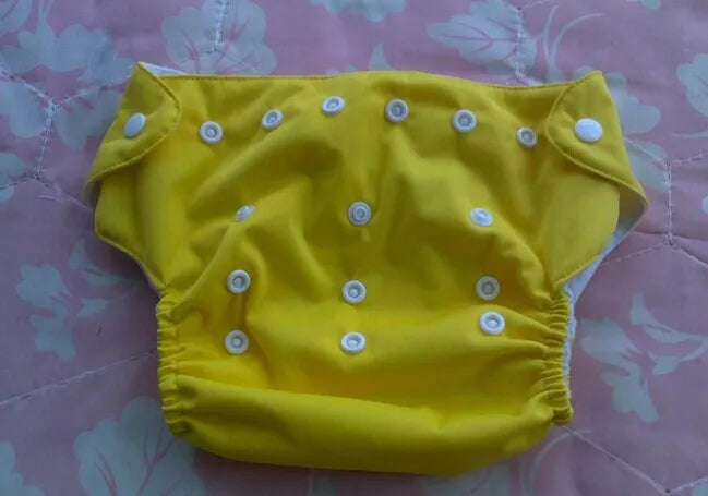10 Pcs/Lot Baby Diaper One-Size Adjustable Washable Cloth Nappy Urine Pants for 3-12KG