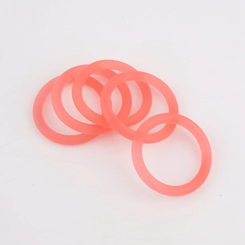 5pcs Rubber Circle 22mm Soother Clip Silicone Ring Baby Accessories Dummy Pacifier Holder Clip Adapter for MAM Ring Baby Teether