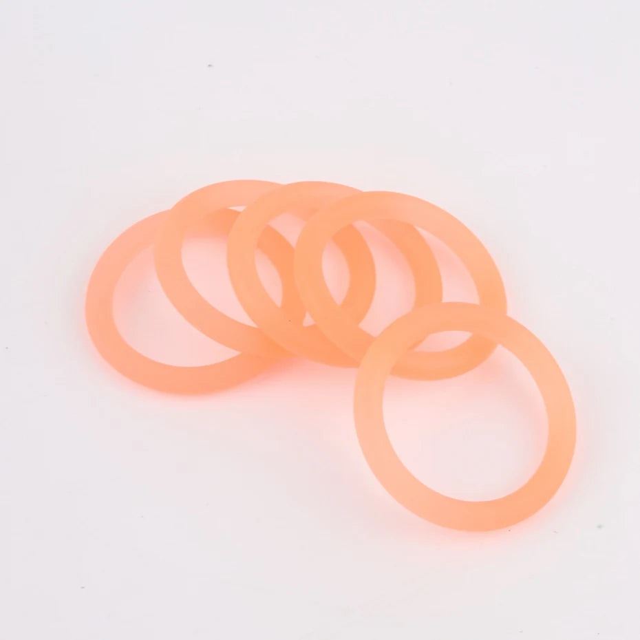 5pcs Rubber Circle 22mm Soother Clip Silicone Ring Baby Accessories Dummy Pacifier Holder Clip Adapter for MAM Ring Baby Teether