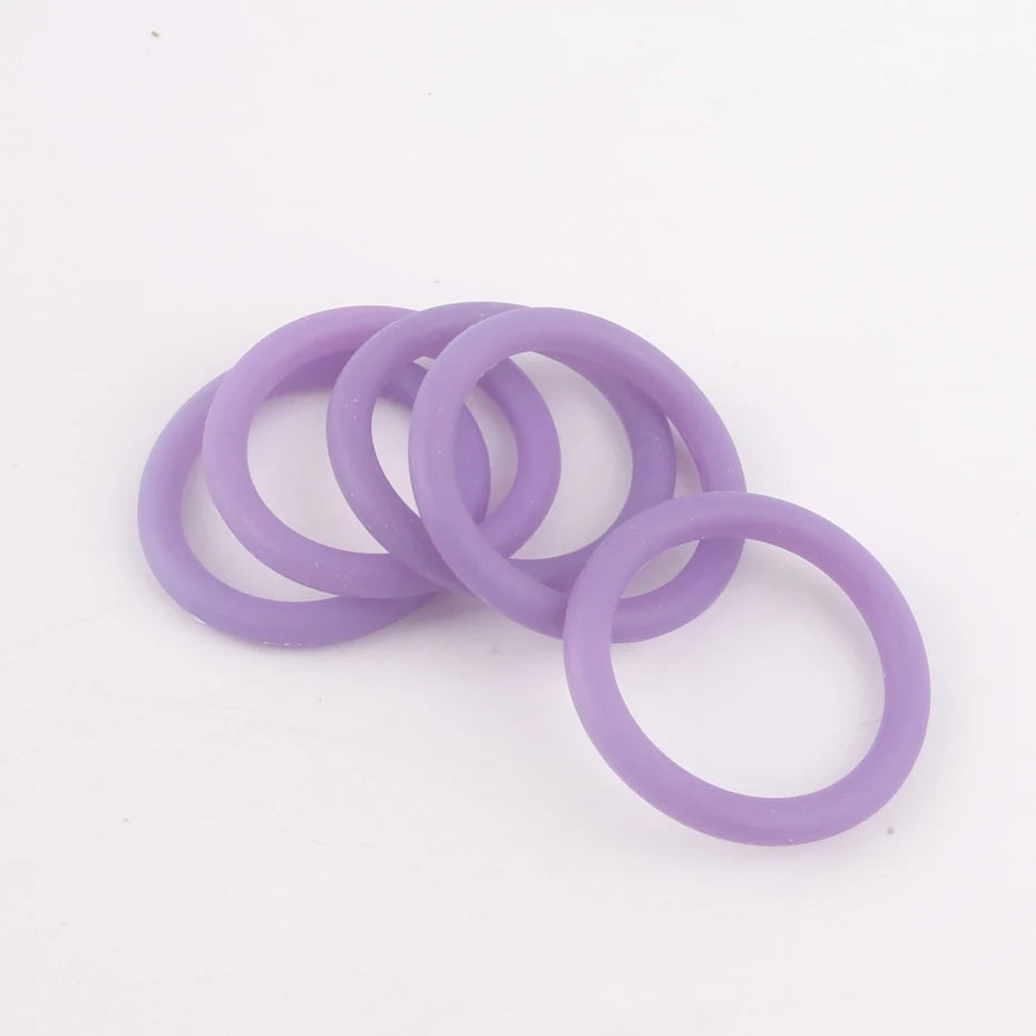 5pcs Rubber Circle 22mm Soother Clip Silicone Ring Baby Accessories Dummy Pacifier Holder Clip Adapter for MAM Ring Baby Teether