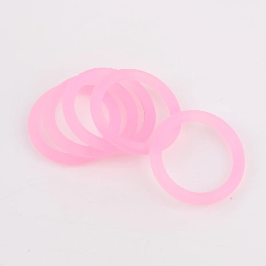 5pcs Rubber Circle 22mm Soother Clip Silicone Ring Baby Accessories Dummy Pacifier Holder Clip Adapter for MAM Ring Baby Teether
