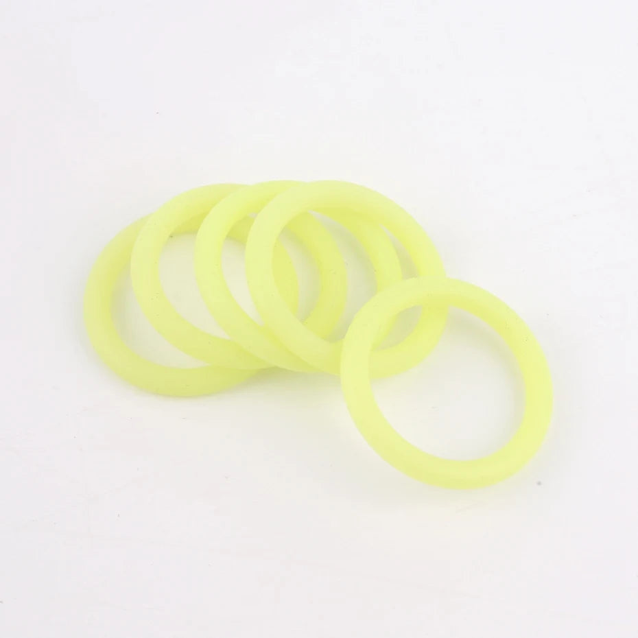 5pcs Rubber Circle 22mm Soother Clip Silicone Ring Baby Accessories Dummy Pacifier Holder Clip Adapter for MAM Ring Baby Teether
