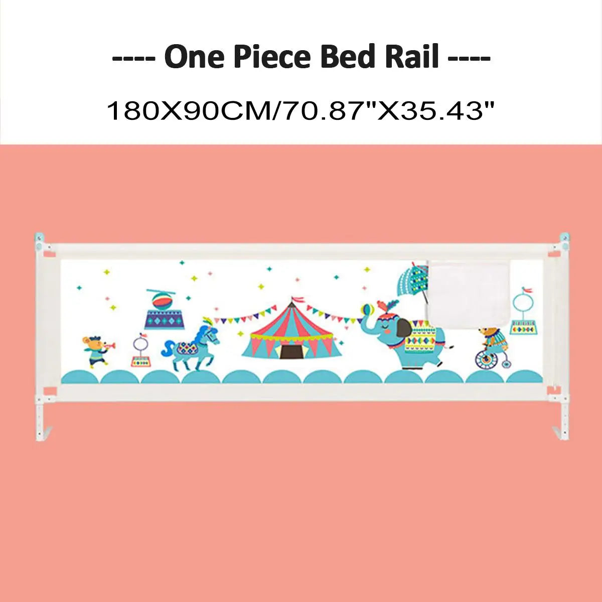 2M Adjustable Baby Bed Fence Playpen Children Bed Care Barrier Fence Safety Kids Gate for Beds Crib Rails Safe Guard US Stock
