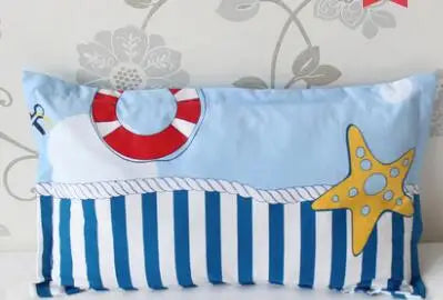1 Piece Infant Pillowcase 30x50cm 100% Cotton Baby Pillow Cover Cartoon Bedding Replace Anti-dirty Pillow Cases For Kids Toddler