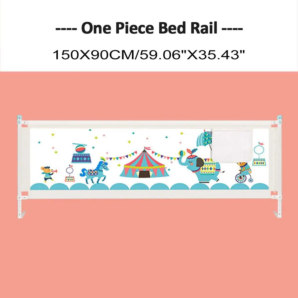 2M Adjustable Baby Bed Fence Playpen Children Bed Care Barrier Fence Safety Kids Gate for Beds Crib Rails Safe Guard US Stock