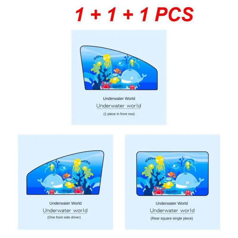 Auto Cartoon Cute Animal Magnet Parasol Side Window Sunshades Windshield Sunshade Auto Window Sunshade Cover For Children Baby