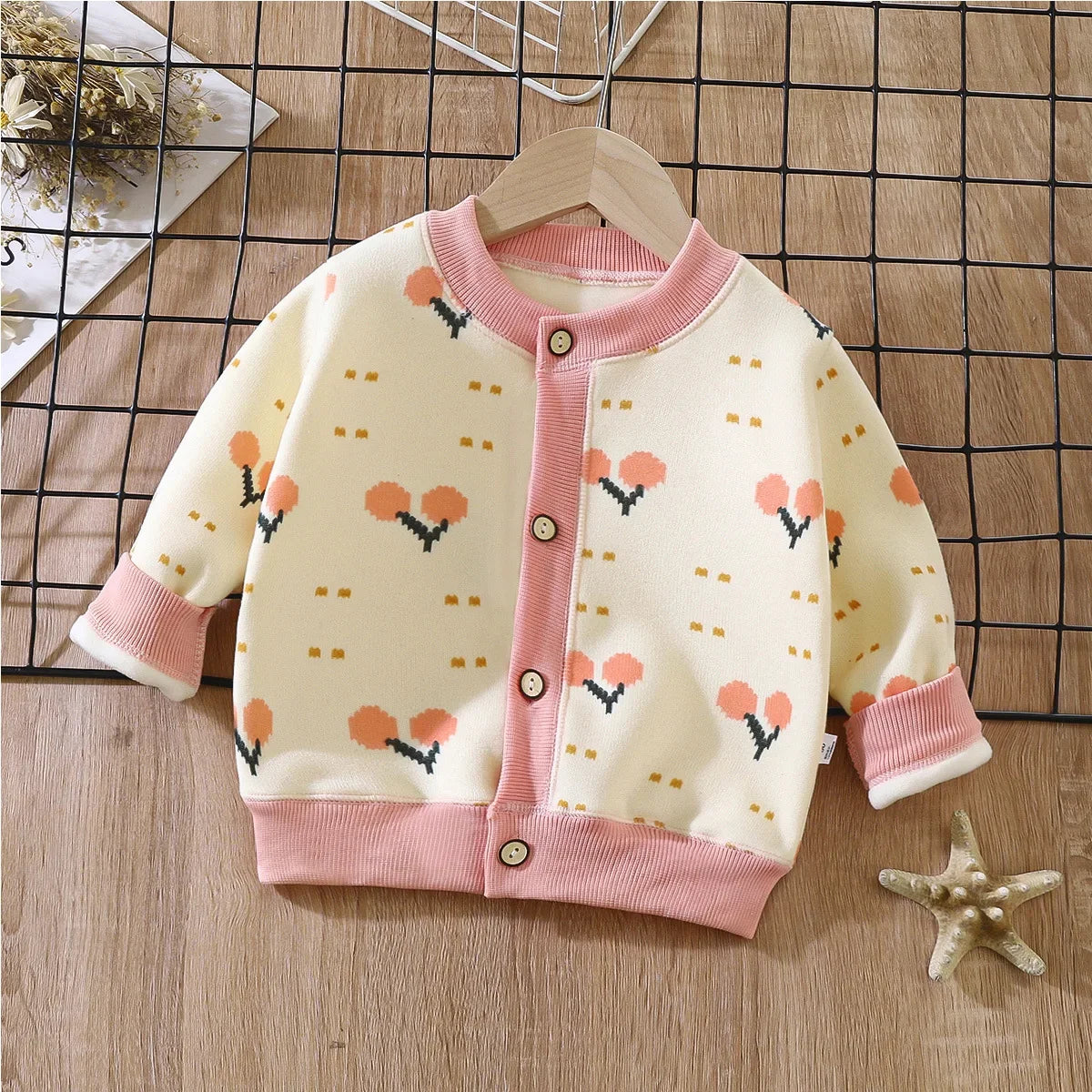 2024 New Knitted Jacket Boys and Girls Must-have Thick Warm Cardigan Autumn and Winter Girls Sweater Baby Boy Sweater