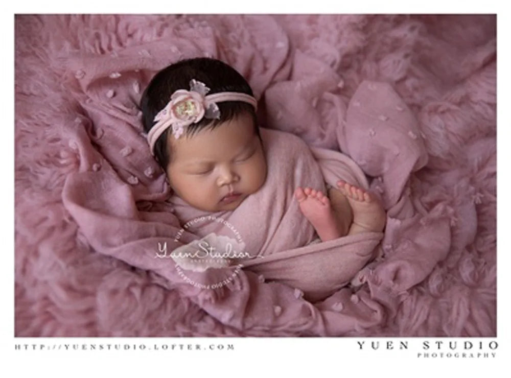 1pcs Baby photo props Wrap knitted baby blanket swaddle photo baby accessories