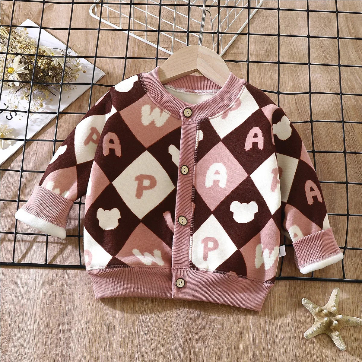 2024 New Knitted Jacket Boys and Girls Must-have Thick Warm Cardigan Autumn and Winter Girls Sweater Baby Boy Sweater
