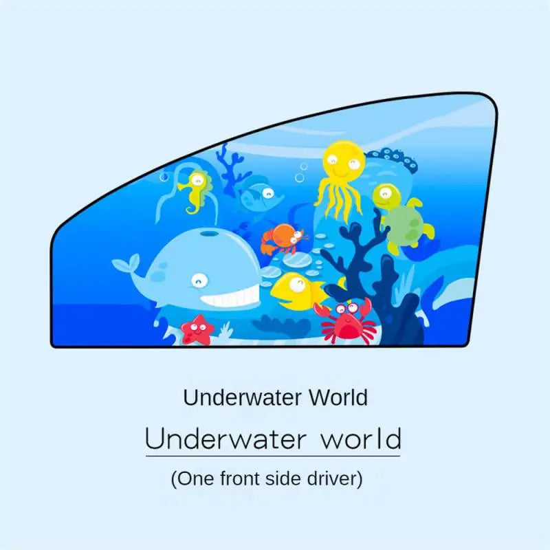 Auto Cartoon Cute Animal Magnet Parasol Side Window Sunshades Windshield Sunshade Auto Window Sunshade Cover For Children Baby