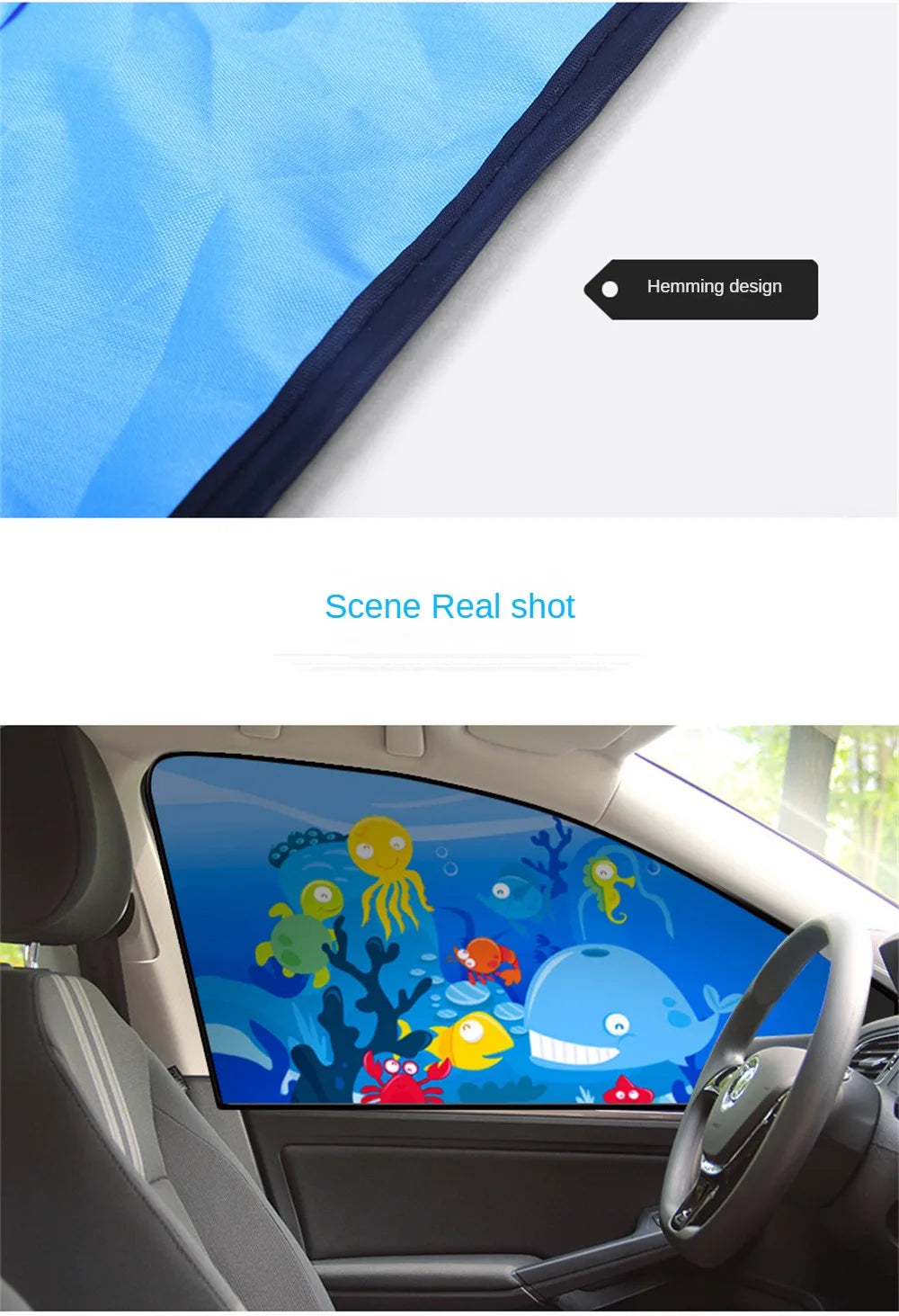 Auto Cartoon Cute Animal Magnet Parasol Side Window Sunshades Windshield Sunshade Auto Window Sunshade Cover For Children Baby