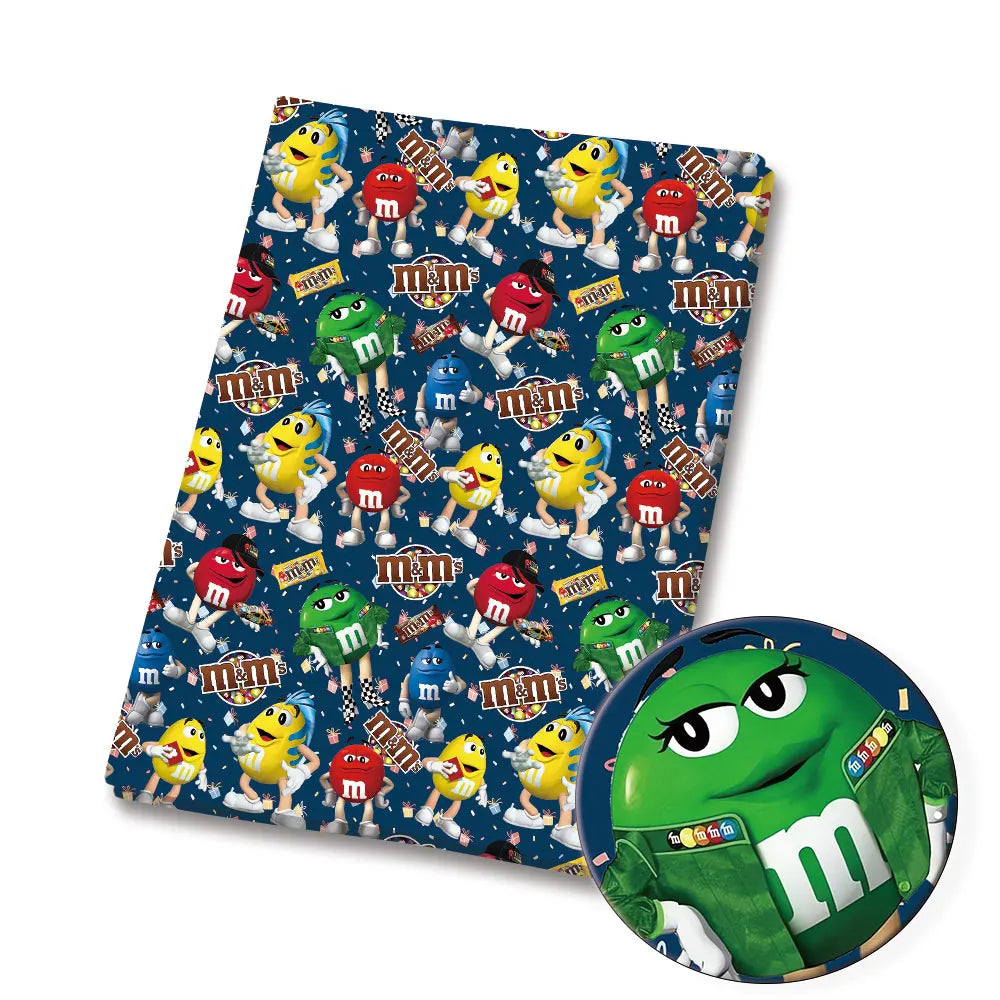 100 cotton Cartoon Fabric 140*50cm Handmade Sewing Patchwork Quilting Baby Dress Home Sheet Printed Fabric Sewing Kids
