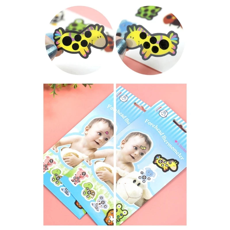 Accurate Stick-On Fever Forehead Fever Stickers Home Supplies