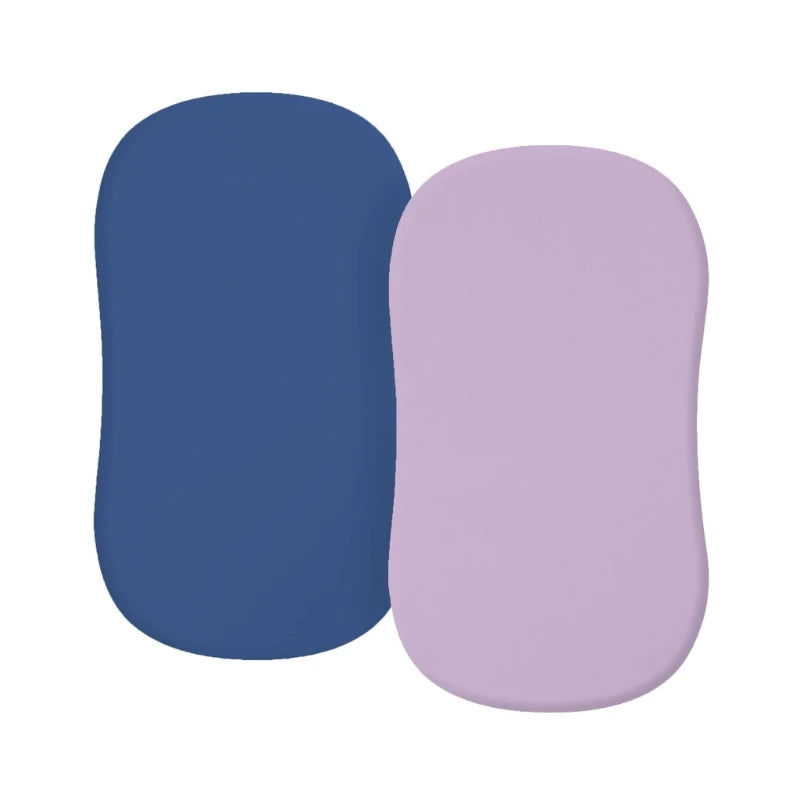 2xBaby Fitted Crib Sheets Mattress Protector Cover Sheet Protectors Infant Toddlers Boys Girls Bedding Accessories Set 1560