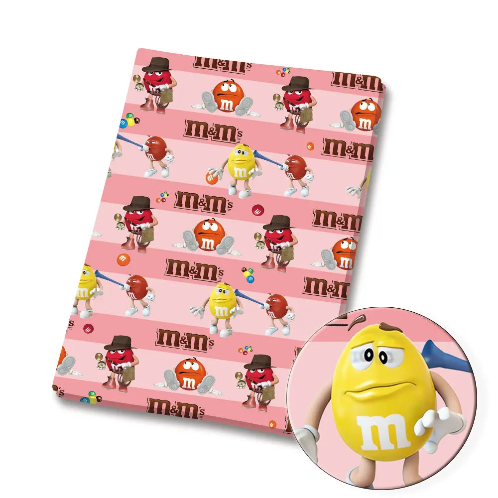 100 cotton Cartoon Fabric 140*50cm Handmade Sewing Patchwork Quilting Baby Dress Home Sheet Printed Fabric Sewing Kids