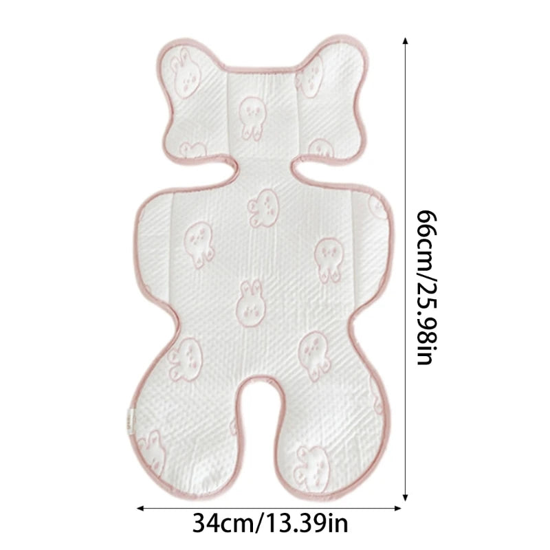 Y1UB Pushchair Cusion Cooling Pad Liner Toddlers Pram Breathable Pad
