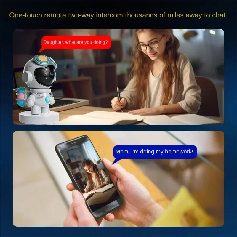 1080P Astronaut Robot Camera IP Wifi Wireless P2P Security Surveillance Night Vision Infrared Home Security Baby Monitor