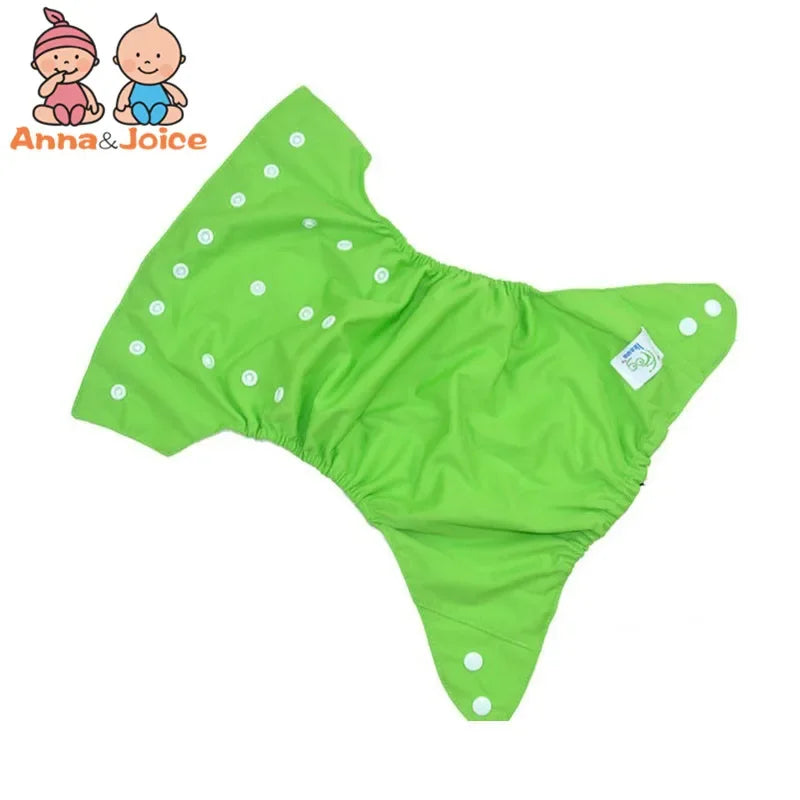 10 Pcs/Lot Baby Diaper One-Size Adjustable Washable Cloth Nappy Urine Pants for 3-12KG
