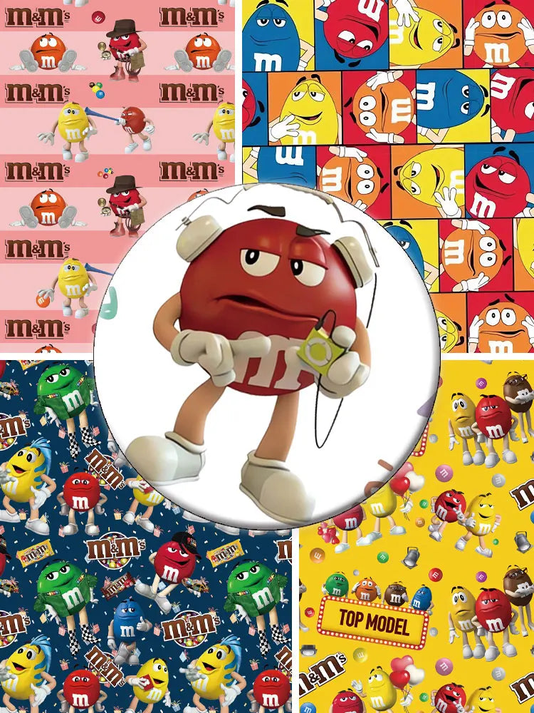 100 cotton Cartoon Fabric 140*50cm Handmade Sewing Patchwork Quilting Baby Dress Home Sheet Printed Fabric Sewing Kids