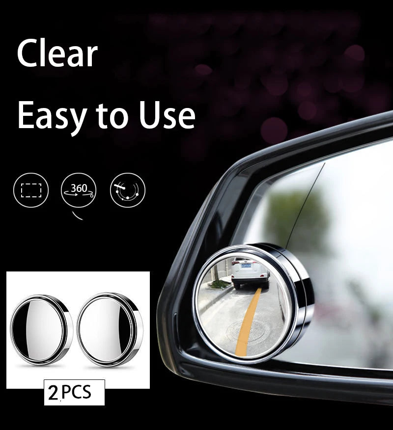 2Pc Mini Safety Car Back Seat Baby View Mirror Adjustable Baby Rear Convex Mirror Car Kids Monitor Car-styling Auto Accessories