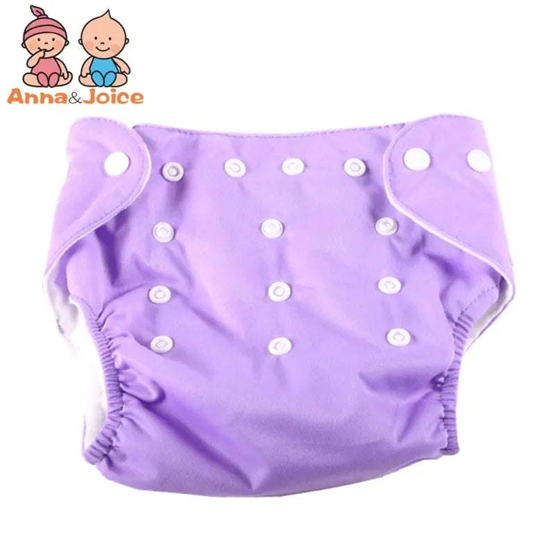 10 Pcs/Lot Baby Diaper One-Size Adjustable Washable Cloth Nappy Urine Pants for 3-12KG