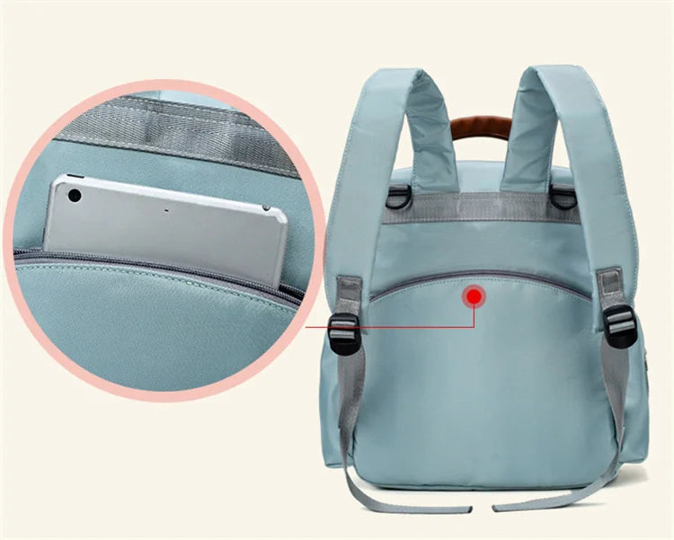 Amiqi NEW Multi Functional Baby Bags Changing Station Portable Baby Bed Travel Bassinet Folding Crib Shade Cloth Changing Pad