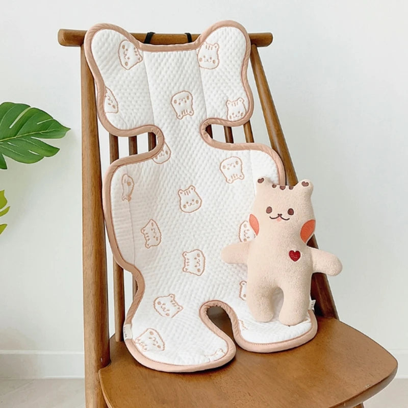 Y1UB Pushchair Cusion Cooling Pad Liner Toddlers Pram Breathable Pad