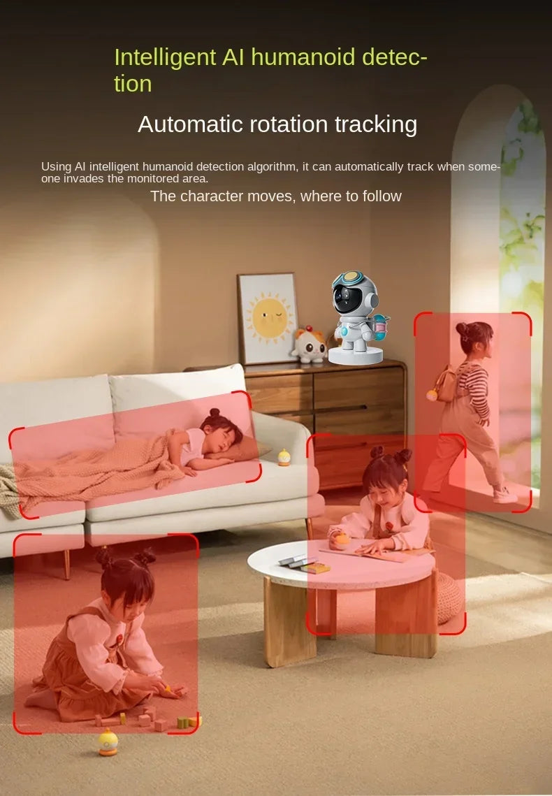 1080P Astronaut Robot Camera IP Wifi Wireless P2P Security Surveillance Night Vision Infrared Home Security Baby Monitor