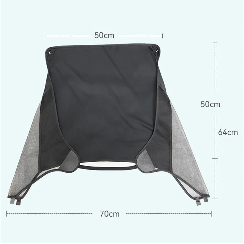 Baby Accessories Stroller Sunshade Cotton Stretchable UV-proof Sun Protector Light Trolley Baby Windshield Parasol for Donna
