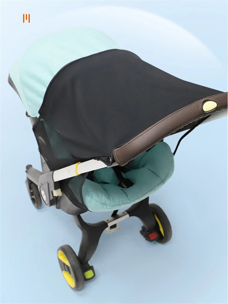 Baby Accessories Stroller Sunshade Cotton Stretchable UV-proof Sun Protector Light Trolley Baby Windshield Parasol for Donna