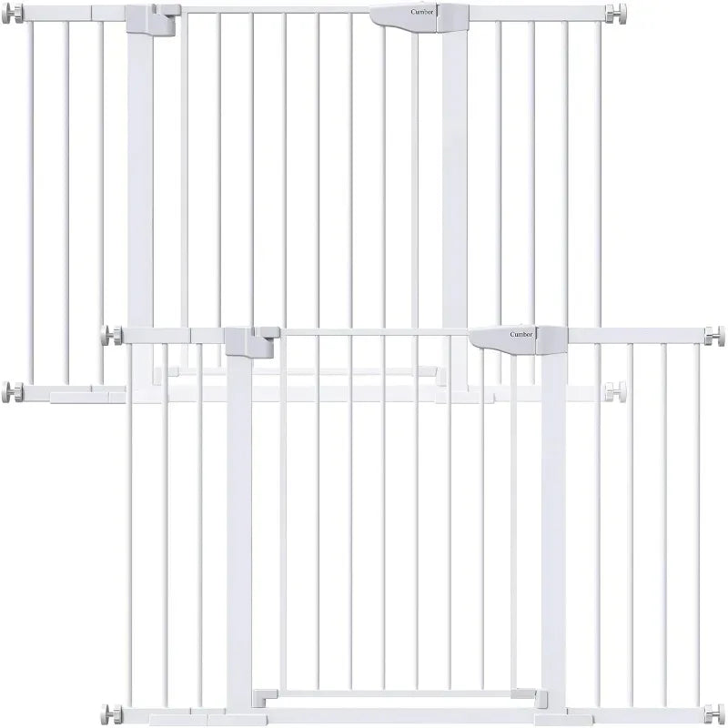 29.7"-51.5" Baby Gate Extra Wide, Safety Dog Gate for Stairs, Easy Walk Thru Auto Close Pet Gates for The House, Doorways