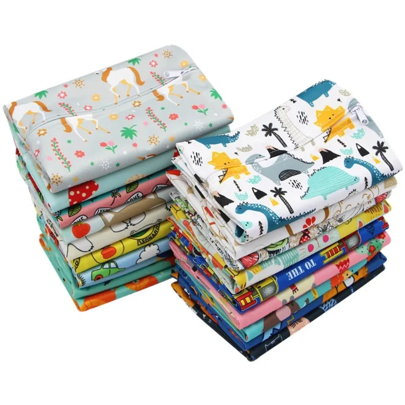 20*25cm Waterproof Wet Bag Diaper Bags Baby Maternity Bag Washable Zipper Diaper Bags Travel Diaper Bag