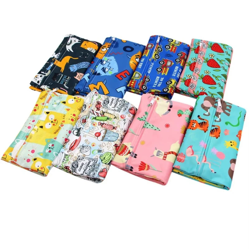 20*25cm Waterproof Wet Bag Diaper Bags Baby Maternity Bag Washable Zipper Diaper Bags Travel Diaper Bag