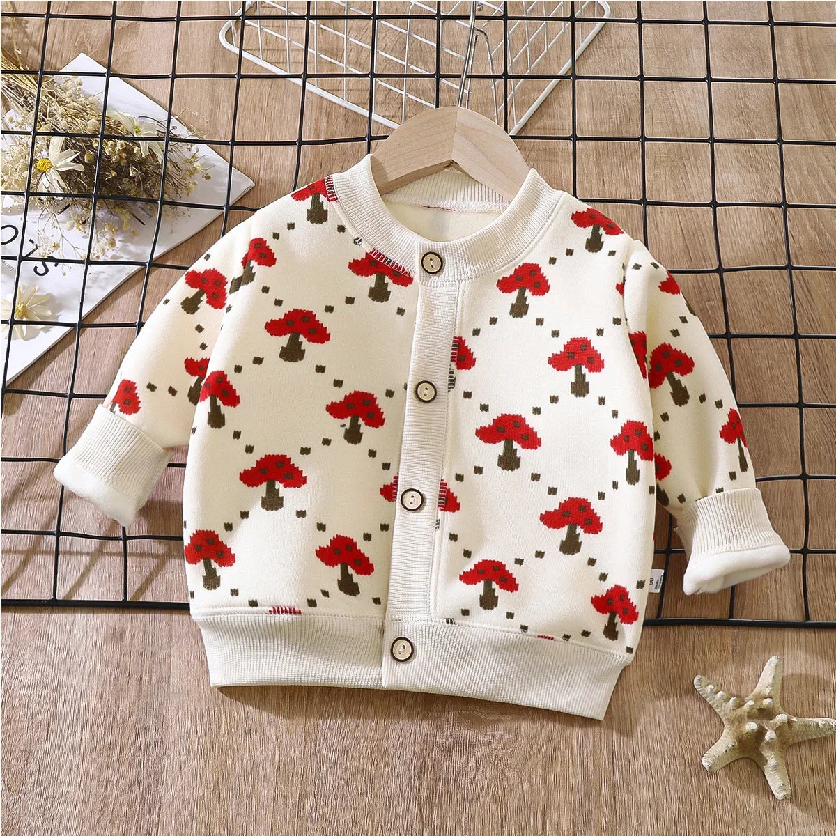 2024 New Knitted Jacket Boys and Girls Must-have Thick Warm Cardigan Autumn and Winter Girls Sweater Baby Boy Sweater