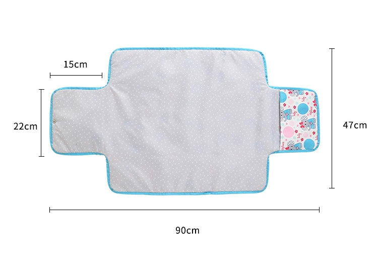 Baby Changing Diaper Pad Infant Care Pad Portable Foldable Diaper Pad Mommy Bag Travel Care Product