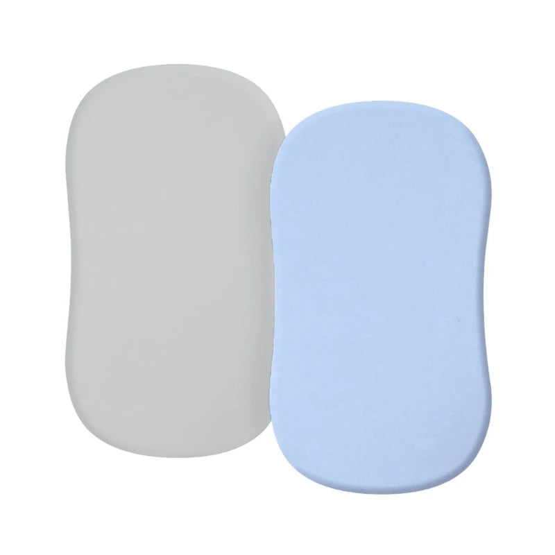 2xBaby Fitted Crib Sheets Mattress Protector Cover Sheet Protectors Infant Toddlers Boys Girls Bedding Accessories Set 1560