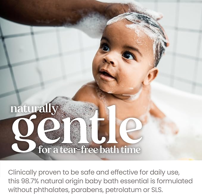 Baby Shampoo & Wash, Tear Free Soap, Natural Baby Care, Original,12 Ounce (Pack of 3)