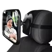 Car Rear View Mirror Large Size Adjustable Wide Car Back Seat Rear View Mirror Baby Child Kids Seat Safety Mirrors