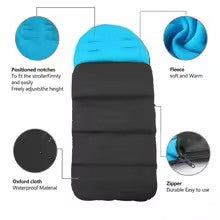 Universal Stroller Winter Sleeping Bag Footmuff Cover Blanket Toes Buggy Seat Cushion Kids Warm Windproof Newborn Accessories