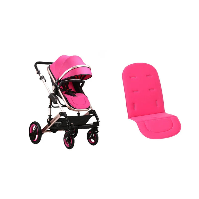 Breathable Baby Stroller Seat Cushion 3D Elastic Kids Pushchair Cart Seat Mat General Soft Pram Mattress Stroller Accessories