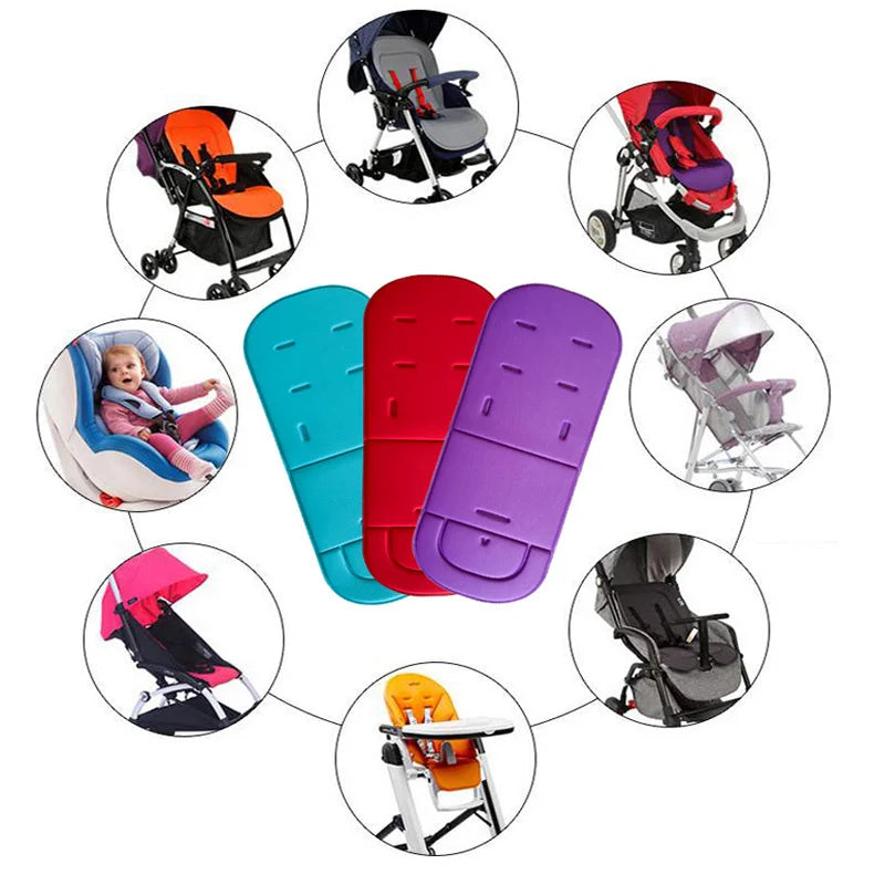 Breathable Baby Stroller Seat Cushion 3D Elastic Kids Pushchair Cart Seat Mat General Soft Pram Mattress Stroller Accessories