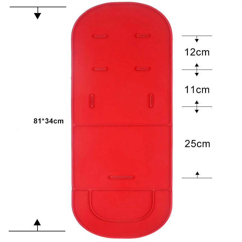 Breathable Baby Stroller Seat Cushion 3D Elastic Kids Pushchair Cart Seat Mat General Soft Pram Mattress Stroller Accessories