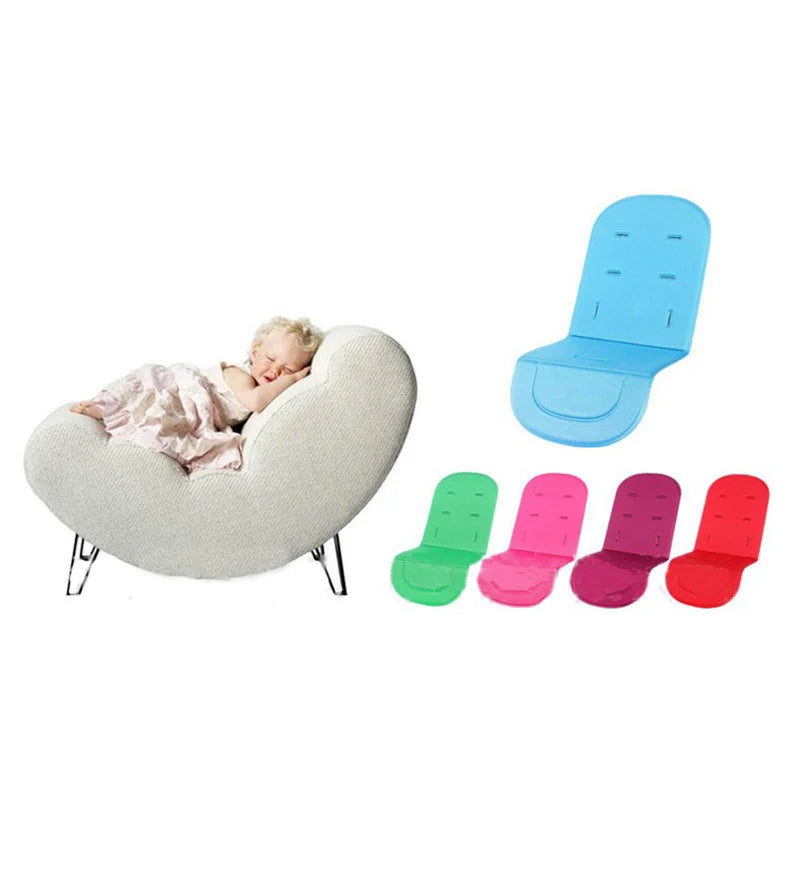 Breathable Baby Stroller Seat Cushion 3D Elastic Kids Pushchair Cart Seat Mat General Soft Pram Mattress Stroller Accessories