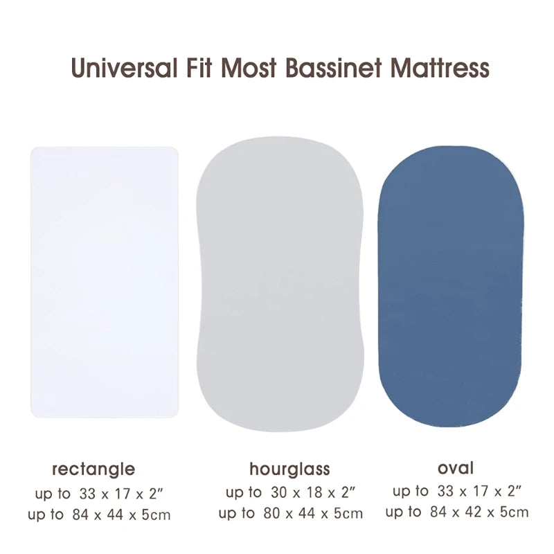 2xBaby Fitted Crib Sheets Mattress Protector Cover Sheet Protectors Infant Toddlers Boys Girls Bedding Accessories Set 1560
