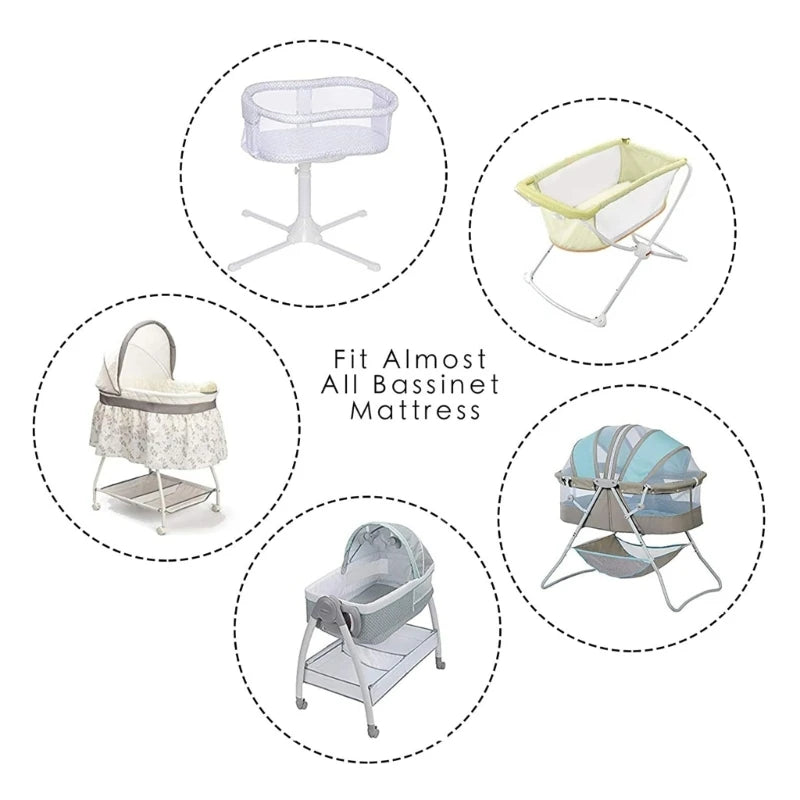 2xBaby Fitted Crib Sheets Mattress Protector Cover Sheet Protectors Infant Toddlers Boys Girls Bedding Accessories Set 1560