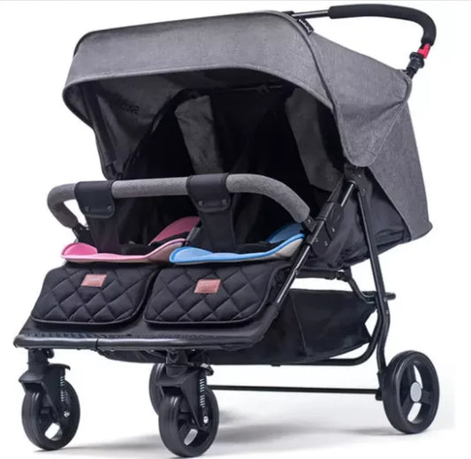 For 0-3 Year Old Baby Double Seats Folding Push Chair Baby Twin Stroller Baby