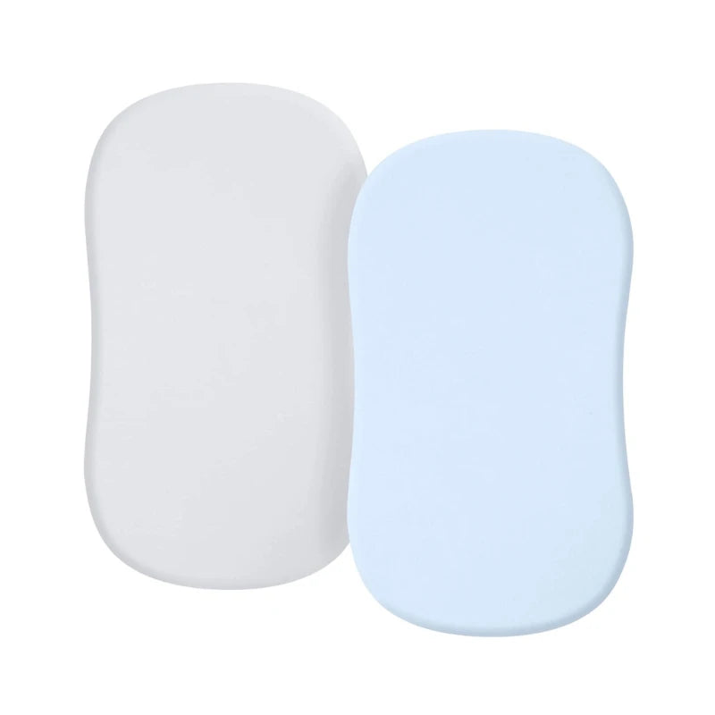 2xBaby Fitted Crib Sheets Mattress Protector Cover Sheet Protectors Infant Toddlers Boys Girls Bedding Accessories Set 1560